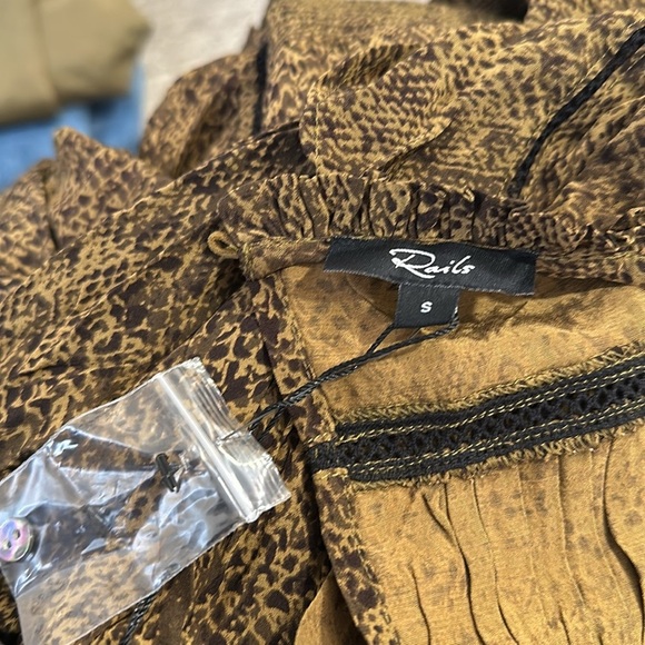 NWT Rails Faren Mini Dress reg $250 in Sepia Color - Picture 11 of 12